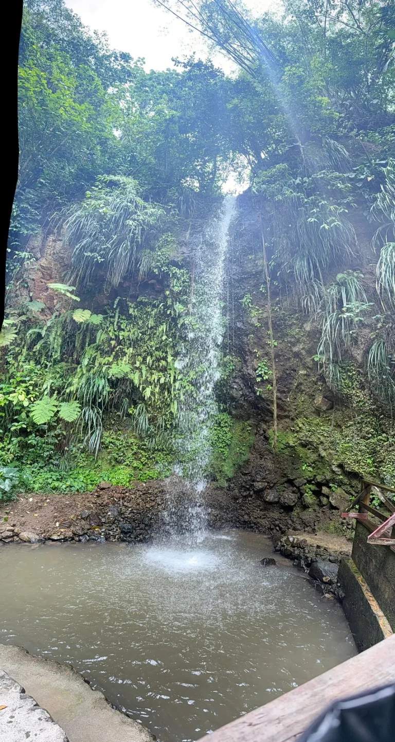 Toraille Waterfall in Saint Lucia - fresh-water plunge stop included on the south-coast itinerary